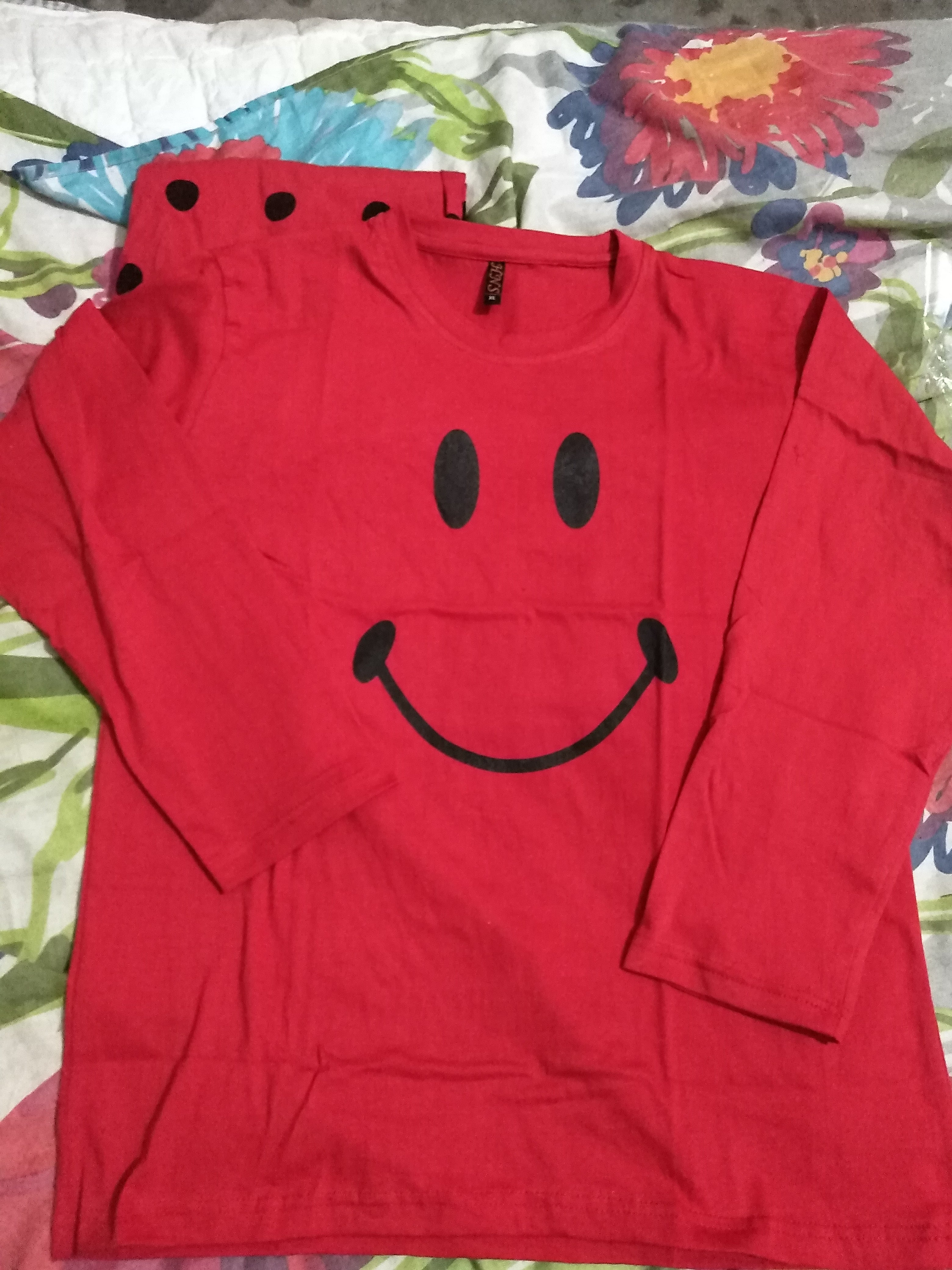 Red Smile Nightwear - Full Sleeves