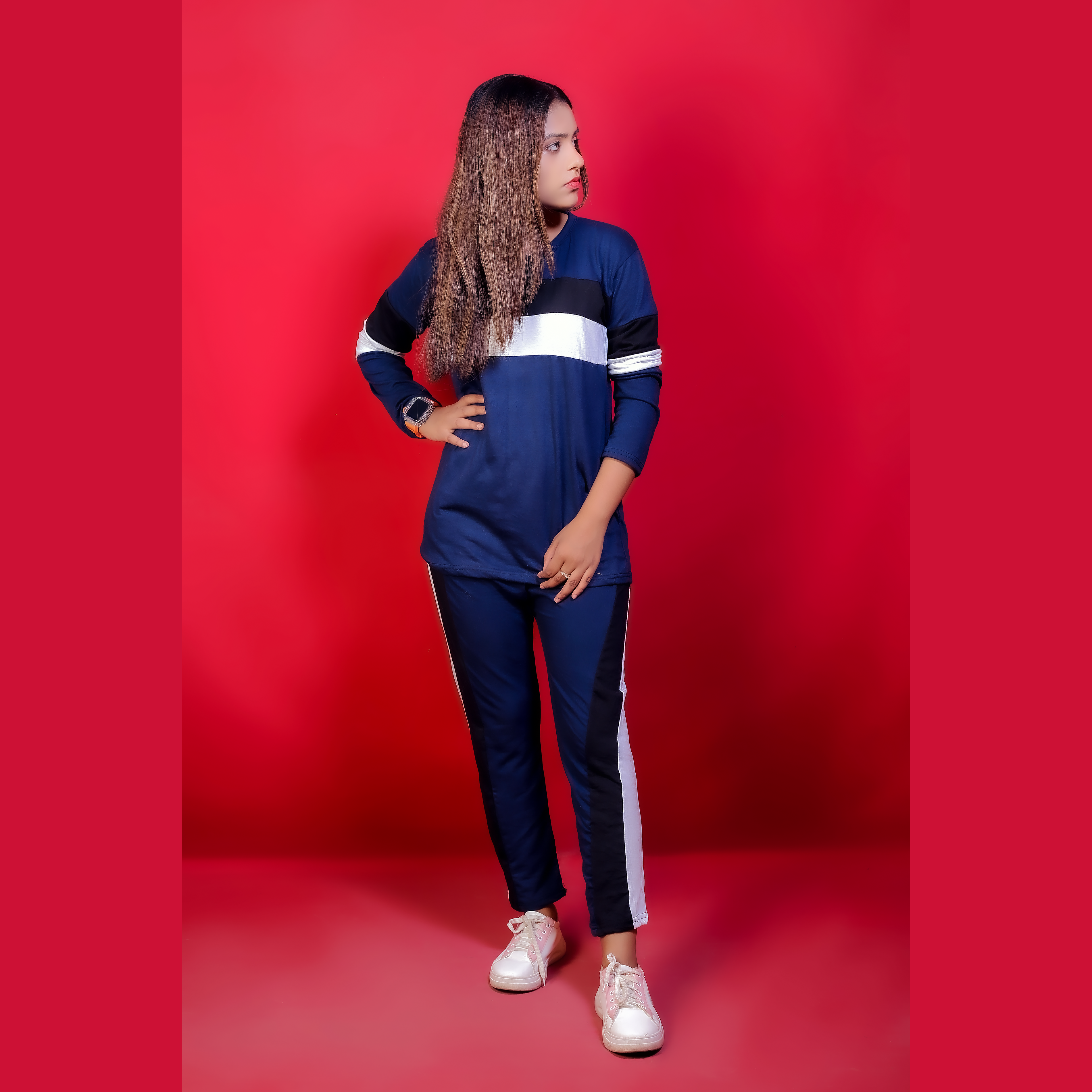 NAVY BLUE TRACK SUIT