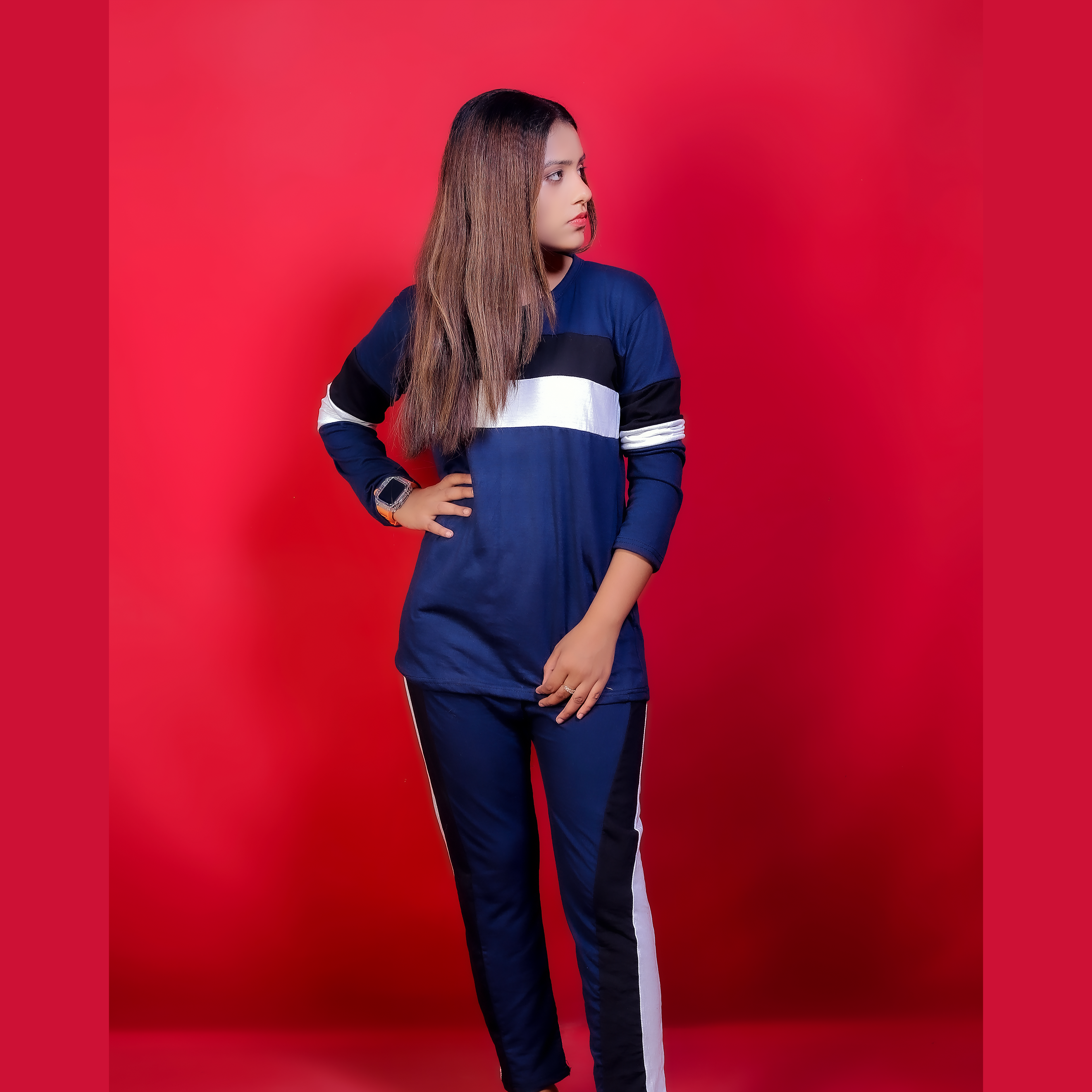 NAVY BLUE TRACK SUIT