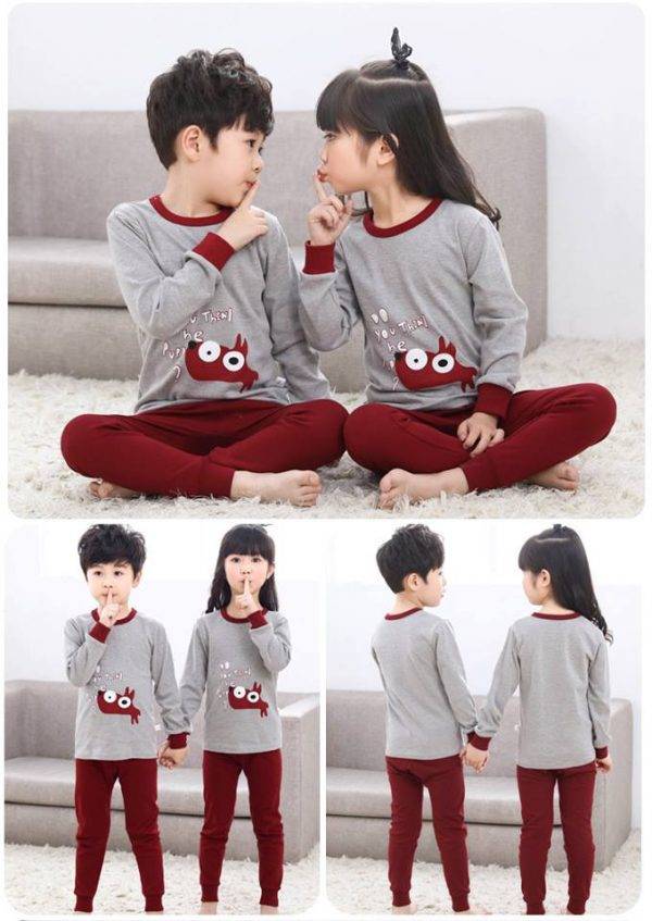 GRAY MAROON BABY BABA SUIT (950 each)