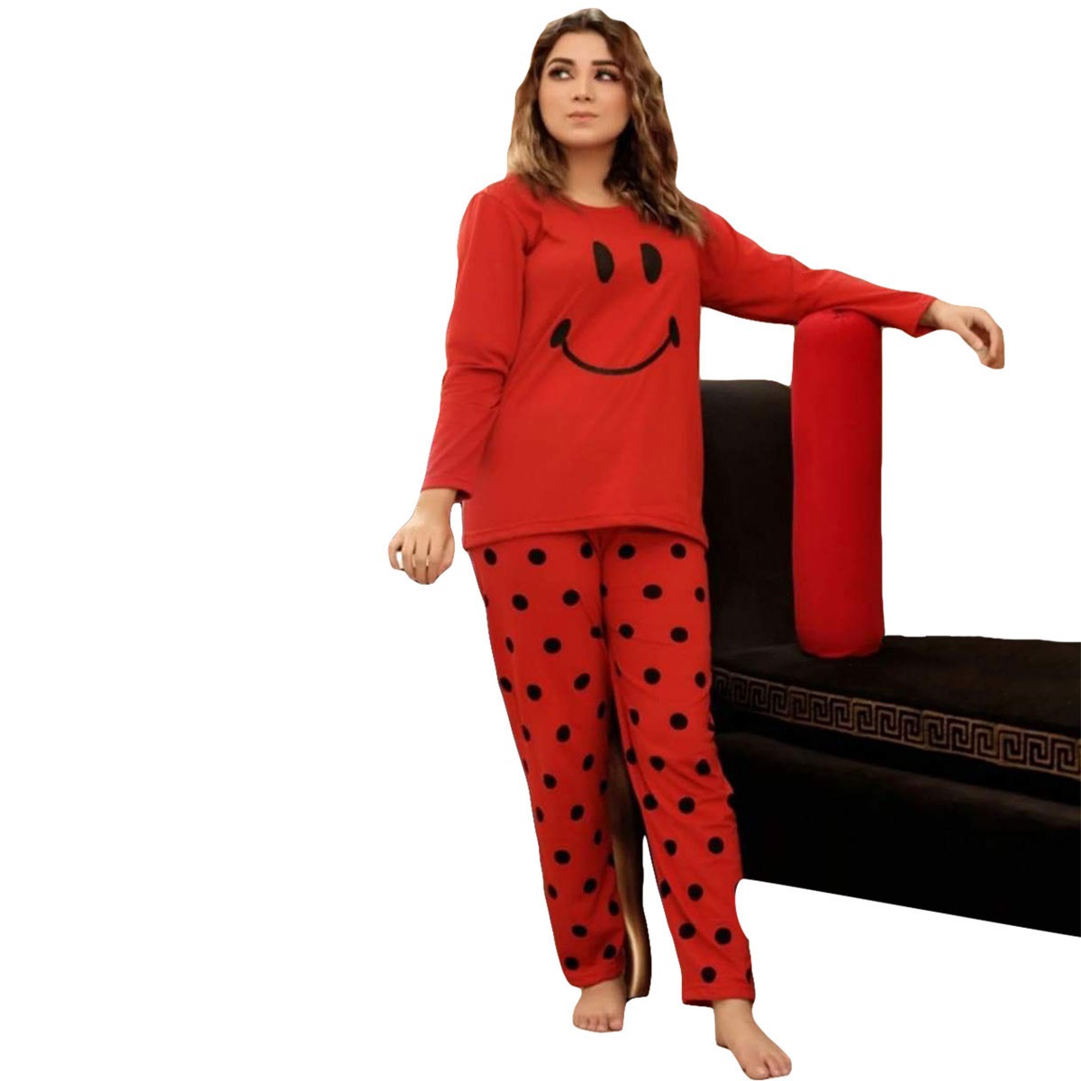 Red Smile Nightwear - Full Sleeves